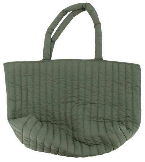 Sac texture ligné vert
