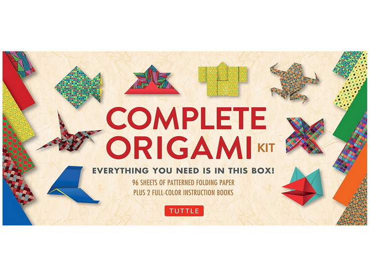 Complete Origami Kit: (Kit with 2 Origami How-to Books, 98 Papers, 30 Projects) This Easy Origami for Beginners Kit is Great for Both Kids and Adults - COLLECTIF
