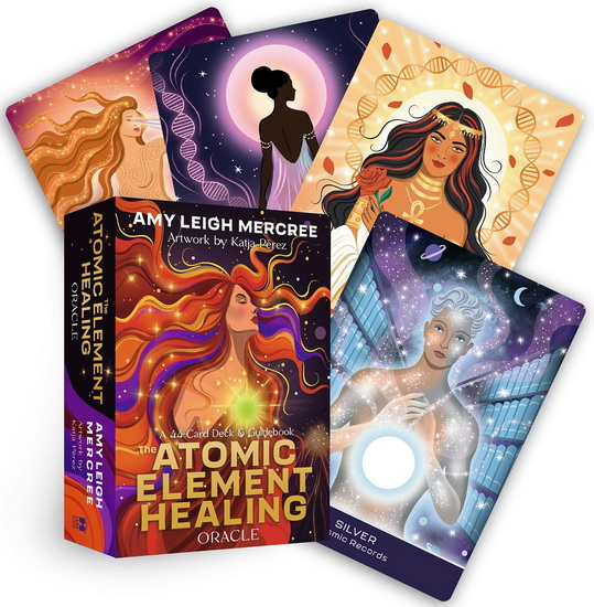The Atomic Element Healing Oracle: A 44-Card Deck & Guidebook - AMY LEIGH MERCREE