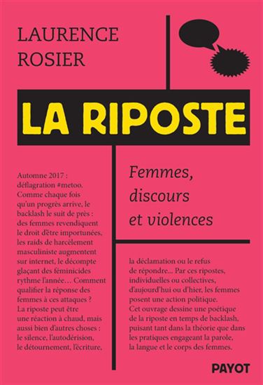 La Riposte : femmes, discours et violences - LAURENCE ROSIER