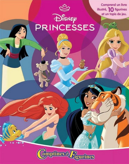 Disney Princesses 2025 : comptines et figurines - COLLECTIF
