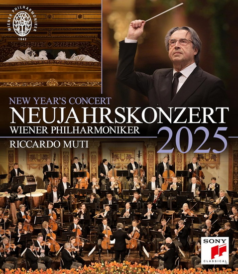 New Year&#39;s Concert 2025 (Bluray+DVD) - RICCARDO WIENER PHILHARMONIKER  MUTI