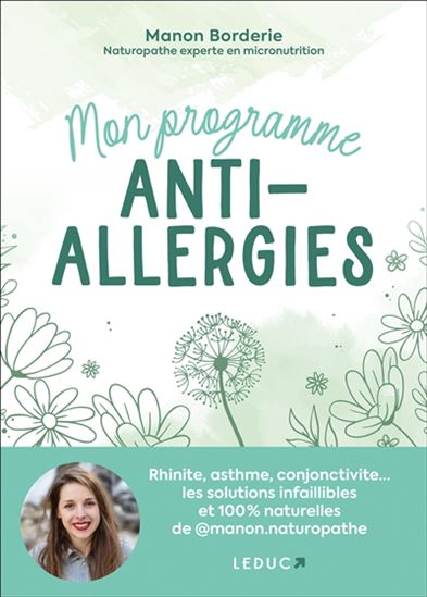 Mon programme anti-allergies - MANON BORDERIE