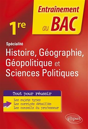 Spécialité Histoire, Géographie, Géopolitique, Sciences politiques. Première. - MAYA SULLIVAN MUNOZ