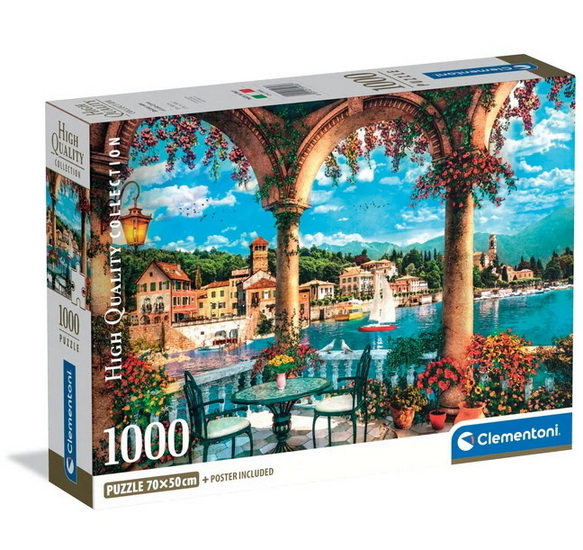 Vue de balcon du lac Côme 1000 mcx