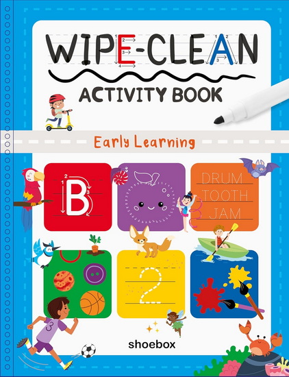Wipe-Clean Activity Book Early Learning - RACHEL PILON