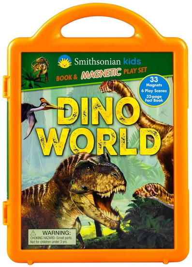 Smithsonian Kids: DinoWorld Book and Magnetic Play Set - COLLECTIF