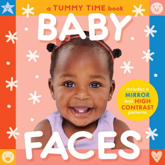 Baby Faces (A Tummy Time, High Contrast, Accordian Board Book with Mirror for in - COLLECTIF