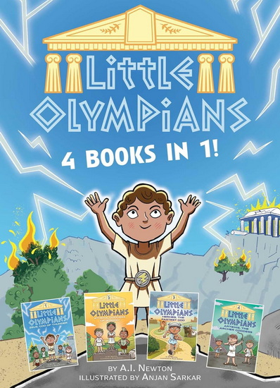 Little Olympians: 4 books in 1! (A Chapter Book Series about Little Greek Gods) - AI NEWTON