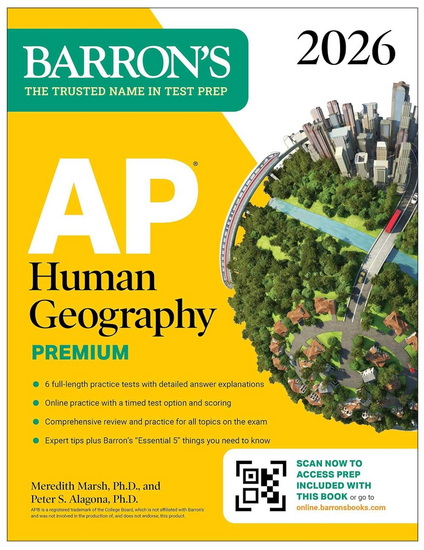 AP Human Geography Premium, 2026: Prep Book with 6 Practice Tests+ Comprehensive - COLLECTIF