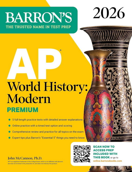 AP World History: Modern Premium, 2026: Prep Book With 5 Practice Tests + Compre - COLLECTIF