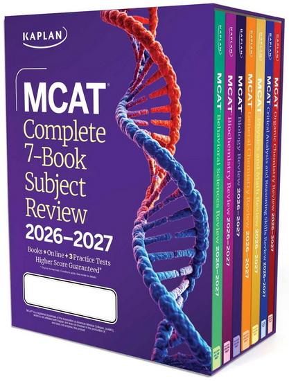 MCAT Complete 7-Book Subject Review 2026-2027, Set Includes Books, Online Prep, - COLLECTIF