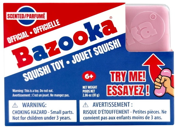 Squishy parfumé - gomme Bazooka