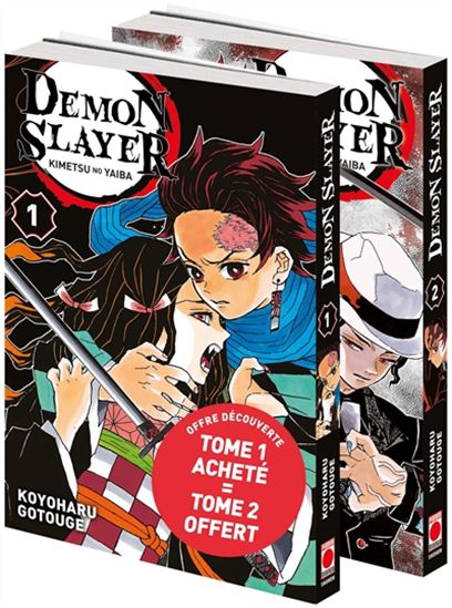Demon slayer : pack découverte #01-02 Cof. N. éd. - KOYOHARU GOTOUGE