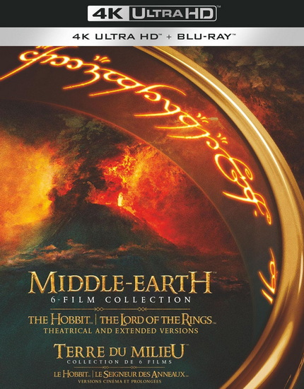Middle-Earth 6-Film Collection (Extended & Theatrical) - Repackage (4K-UHD)