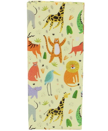 Papier de soie animaux de la jungle