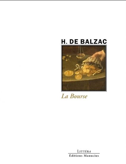 La Bourse - HONORÉ DE BALZAC