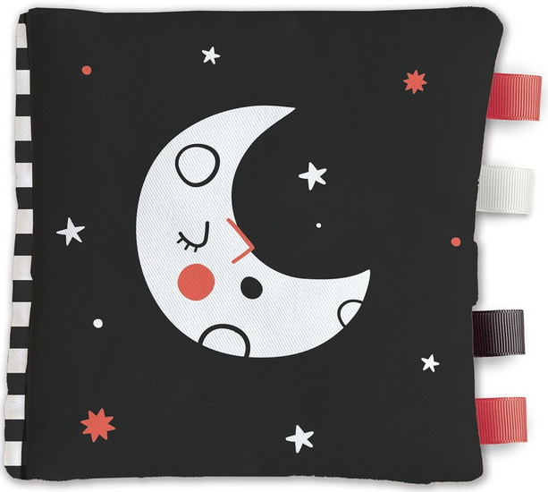 Mon premier tout-doux en noir et blanc : Petit lune - COLLECTIF
