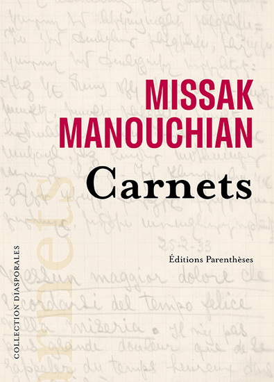 Carnets - MISSAK MANOUCHIAN