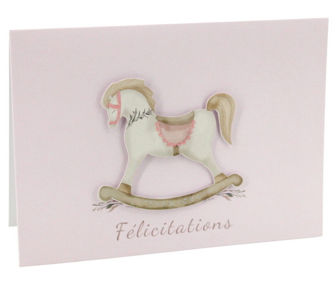 Félicitations cheval à bascule VF