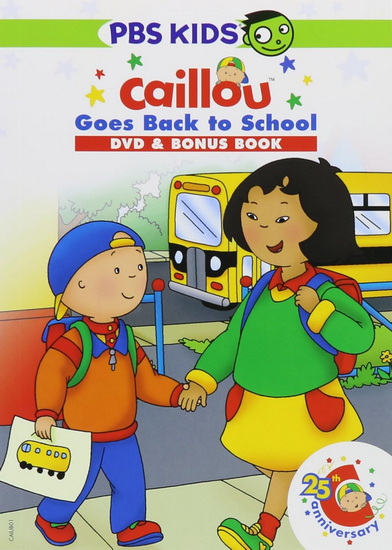 Caillou: Caillou Goes Back to School with Book