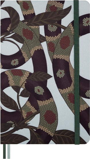 Cahier serpent ligné large Rigide 176p