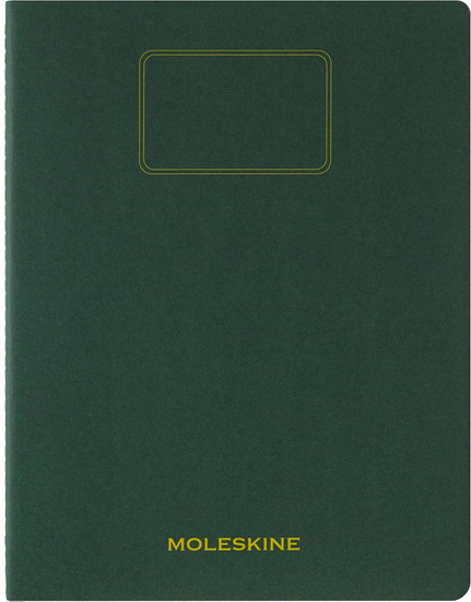 Cahier étudiant XXL ligné souple vert 120p