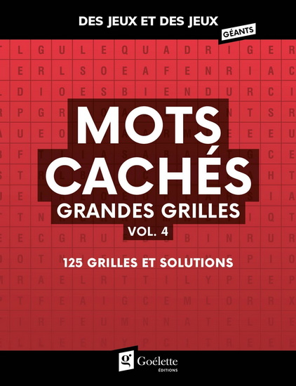 Mots cachés grandes grilles #04 - COLLECTIF