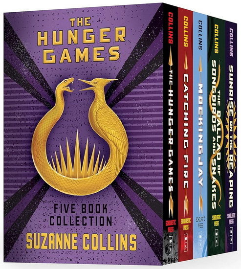 Hunger Games 5-Book Hardcover Box Set (The Hunger Games, Catching Fire, Mockingjay, The Ballad of Songbirds and Snakes, Sunrise on the Reaping) - SUZANNE COLLINS