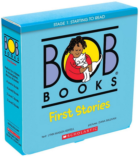Bob Books - First Stories Box Set | Phonics, Ages 4 and up, Kindergarten (Stage 1: Starting to Read) - LYNN MASLEN KERTELL - DANA SULLIVAN