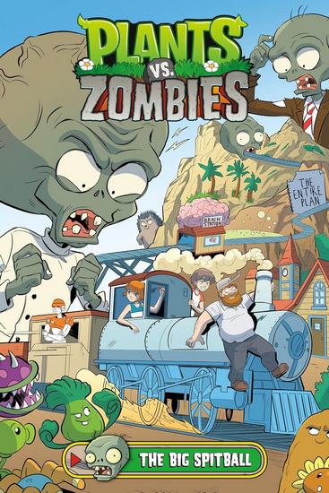Plants vs. Zombies Volume 24: The Big Spitball - PAUL TOBIN