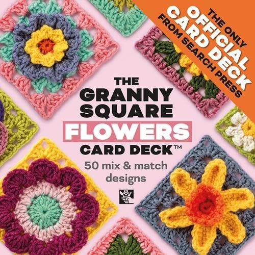 GRANNY SQ FLOWERS CARD DECK: 50 Mix and Match Designs - COLLECTIF