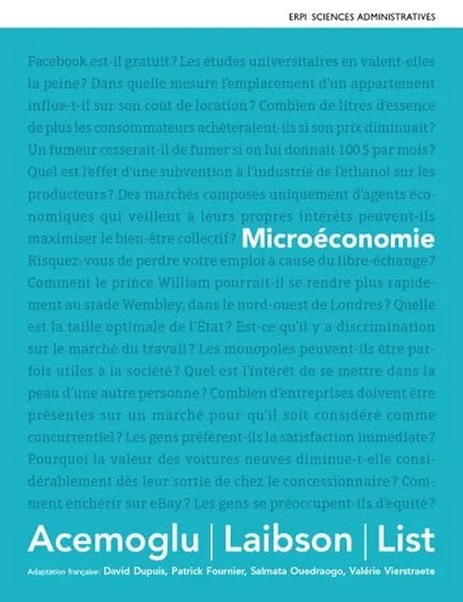 Microéconomie - DARON ACEMOGLU & AL