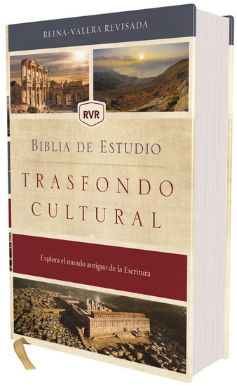 RVR, Biblia de estudio trasfondo cultural, Tapa dura, Interior a color, Comfort Print, Explora el mundo antiguo de la Escritura - REINA VALERA REVISADA