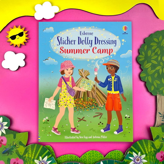 Sticker Dolly Dressing Summer Camp - FIONA WATT - NON TAYLOR