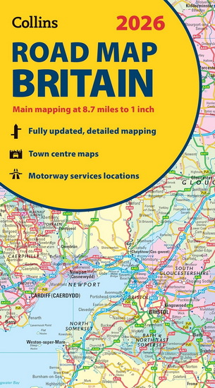 2026 Collins Road Map of Britain: Folded map (Collins Road Atlas) - COLLECTIF