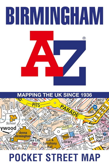 Birmingham A-Z Pocket Street Map - COLLECTIF