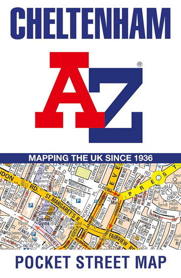 Cheltenham A-Z Pocket Street Map - COLLECTIF