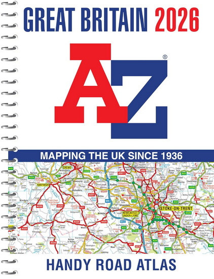 Great Britain A-Z Handy Road Atlas 2026 (A5 Spiral) - COLLECTIF