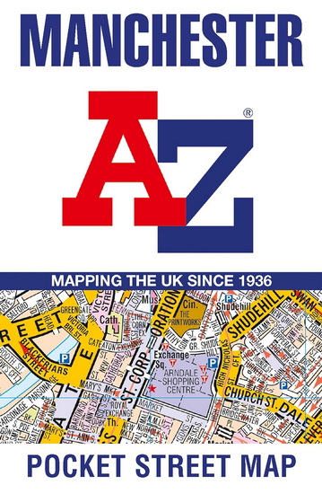 Manchester A-Z Pocket Street Map - COLLECTIF