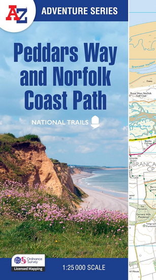 Peddars Way and Norfolk Coast Path: with Ordnance Survey mapping (A-Z Adventure Series) - COLLECTIF