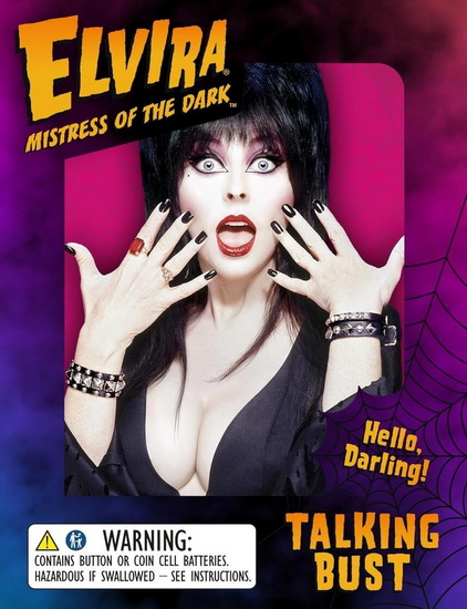 Elvira Talking Bust - CASSANDRA PETERSON
