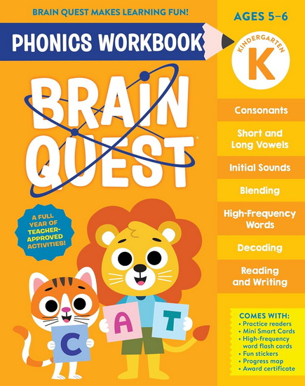 Brain Quest Phonics Workbook: Kindergarten - COLLECTIF