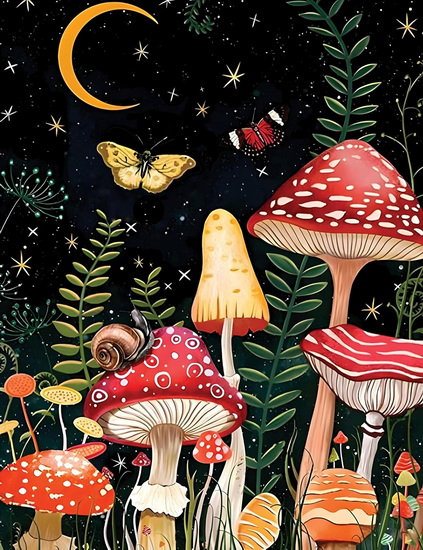 Twilight Mushroom Journal - COLLECTIF