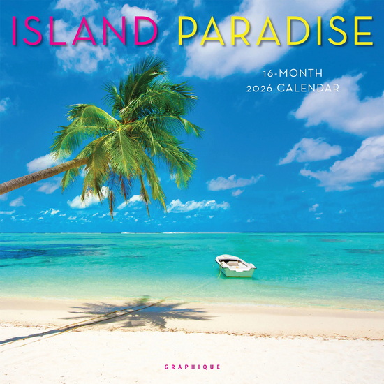 Calendrier 2026 Island Paradise 16M 30x30