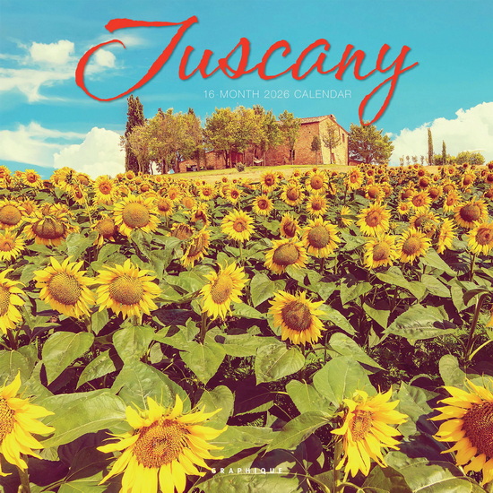 Calendrier 2026 Tuscany 16M 30x30