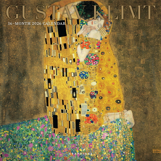 Calendrier 2026 Gustav Klimt 16M 30x30