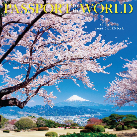 Calendrier 2026 Passport to the world 16M 18x18