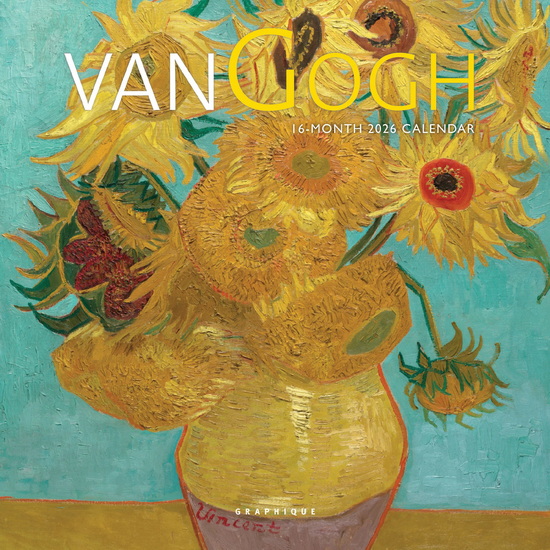 Calendrier 2026 Van Gogh 16M 18x18