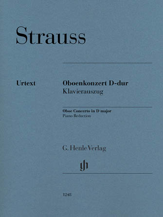 Oboe Concerto In D Major (Hautbois & Piano) - RICHARD STRAUSS